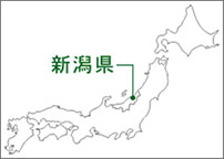 地図：新潟県