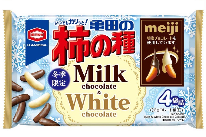 73g亀田の柿の種ミルク＆ホワイトチョコ